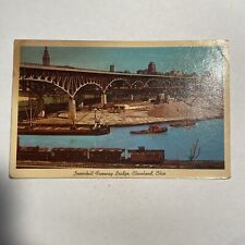 Postcard Innerbelt Freeway Bridge Cuyahoga Valley Cleveland Ohio USA picture