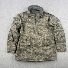 Military Parka Jacket Medium All Purpose Environmental Camo APECS USAF GoreTex picture