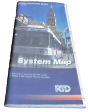 JANUARY 2002 DENVER RTD LIGHT RAIL AND BUS SYSTEM MAP picture