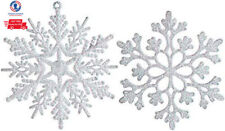 36 Pcs Christmas Tree Snowflake Decor White Ornaments Home Party Xmas Decor picture