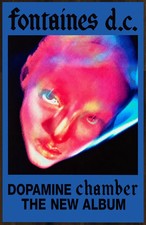 FONTAINES D.C. Dopamine Chamber 2026 Ltd Ed RARE Tour Poster picture
