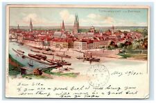 1902 Totalansicht von Bremen Postcard Ship German Private Mailing Card picture