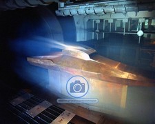 X-43A SCRAMJET IN HIGH-TEMPERATURE TUNNEL 2004 8X10 PHOTO picture
