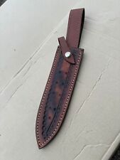 Handmade Premium Leather Sheaths, 15 inch overall. Holds 10 Inch Blades. picture