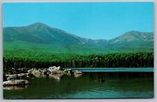 Mt Katahdin Maine Mountain Sandy Stream Pond Rearing Brook Campground Postcard picture