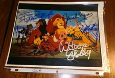 Disney The Lion King Cast Signed Photo  Autographed  COA  picture