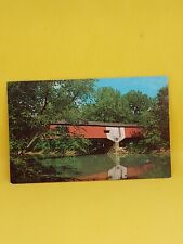 Postcard West Union Bridge Parke County Indiana #208 picture