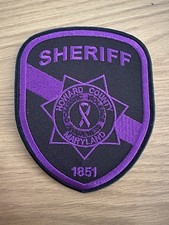 Howard County Sheriff’s Office MD - Domestic Violence Awareness Patch picture