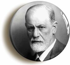 SIGMUND FREUD BADGE BUTTON PIN (Size is 1inch/25mm diameter) picture
