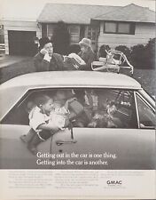 1972 GMAC Financing For Growing Families Tired Father Children Dog Doll Print Ad picture