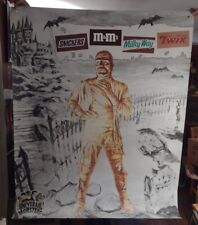 '91 Universal Monsters Display M&M-Mars Halloween Candy XL Posters Wolfman Mummy picture