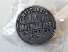 Harley Davidson Milwaukee Wisconsin Harley Owners Group 35th Anniversary Pin NEW picture
