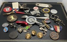 Vintage junk drawer lot items advertising Smalls Older As Shown Lot#4046 picture