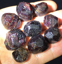 100g 9PCS New Find Raw Natural Rare Garnet Crystal Specimens picture