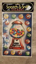 RARE Vintage 1984 Celebrity Mark 1 Scratch & Sniff Gumball Stickers  picture