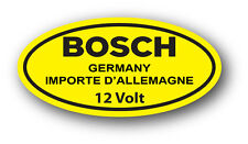 Vintage VW YELLOW 12 Volt Bosch Coil DECAL Fits BEETLE GHIA TYPE 1 picture