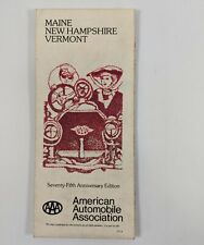 Maine New Hampshire Vermont AAA 1977 Road Map 5134A 77-4 picture