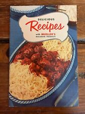 Vintage Mueller’s Macaroni Delicious Recipes Booklet picture