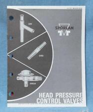 Vintage Sporlan Head Pressure Control Valves Bulletin Catalog 1976 dq picture