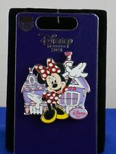 Disney Rewards Chase Visa 2021 Minnie Mouse ToonTown Home House Trading Pin picture
