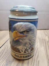 Budweiser 1989 Endangered Species Bald Eagle Beer Stein Collector Edition  picture