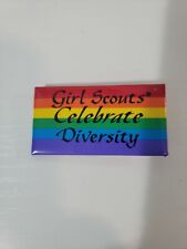 Girl Scouts Celebrate Diversity Pin   New With Tag picture