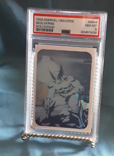 1990 Impel Marvel Universe Wolverine Hologram PSA 8 NM-Mint #MH4, Recently Grade picture