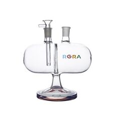 RORA Heavy Gravity Bong Glass Bong Water Pipe Smoking Hookah Bubbler USA picture