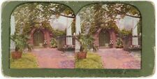 1898 Colorized Stereoview Mt. Vernon Gen. Washington Tomb Ingersoll picture