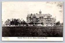 c1910 General View IOOF Odd Fellows Home Greensburg Indiana P485 picture