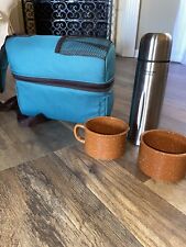 Starbucks Autumn Picnic Set Insulated Bag With 2 Travel Mug Thermal Bottle 2006 picture