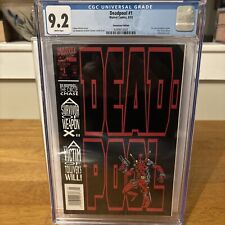 DEADPOOL #1 Newsstand CGC 9.2 (1993) Marvel Comics Circle Chase Cover picture