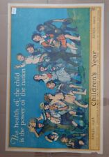 WWI ORIGINAL POSTER “The Health Of The Child Is The Power Of The Nation 20