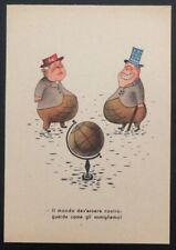 Mint Italy WW2 Picture Postcard PPC The World Is Ours Anti Allies picture