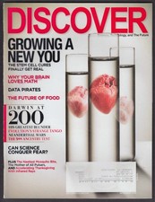 DISCOVER Stem cells; Darwin; data pirates; mosquitoes; pulsars 11 2009 picture