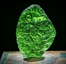 MOLDAVITE Tektite Genuine Crystal Synergy 12 Certified Authentic Meteorite picture