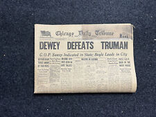 MOST FAMOUS NEWSPAPER in the World, 1948 Dewey Defeats Truman Political History picture