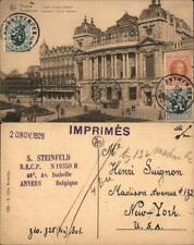 Belgium Antwerp Theatre Lyrique Flamand Philatelic COF E. Lilot Postcard Vintage picture