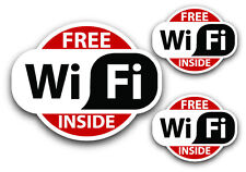 Free WiFi Hotspot Location Inside Vinyl Window Decal Sticker Pack picture