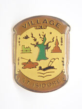 Village of St. Isidore Vintage Lapel Pin picture