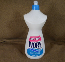 Vintage Ivory Liquid Detergent Dish Washing Soap Full Bottle picture