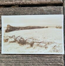 RPPC Frasher Old Faithful Log Rainbow Petrified Forest Monument AZ Postcard 1934 picture
