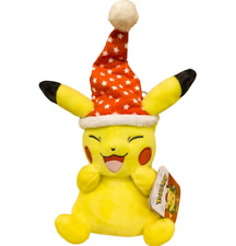 NEW Pokémon Pikachu Holiday Plush 8” Toy 2022 With Tags picture