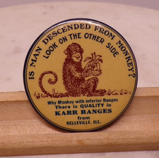 Is Man Descended From Monkey? Look On The Other Side Karr Ranges Belleville ILL picture