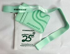 Starbucks Reserve Malaysia 25th Anniversary Mint Green Lanyard  Card Holder picture