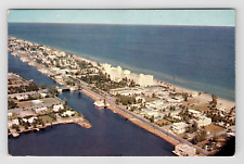 Postcard FL Beach Intercoastal Waterway Bridge Ocean View Hollywood Florida picture