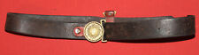 Antique Bulgarian Royal Police Leather Belt picture