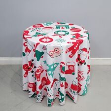 Christmas Tablecloths, All Sizes incuding Oval Tablecloths, 4 Holiday Prints picture