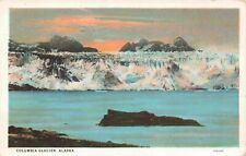 Columbia Glacier in Alaska 1929 Postcard from Steamer Passenger, Climate Change? picture