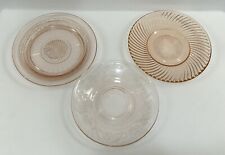 Pink Depression Glass Pink Saucers picture